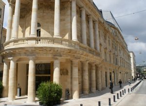 Classical ancient building CGR cinema bordeaux france