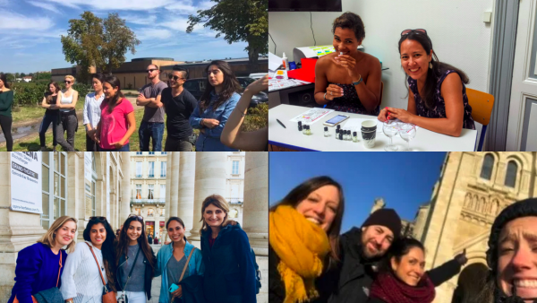 Groups of student in our french cultural activities program visiting bordeaux Groups of student in our french cultural activities program visiting bordeaux